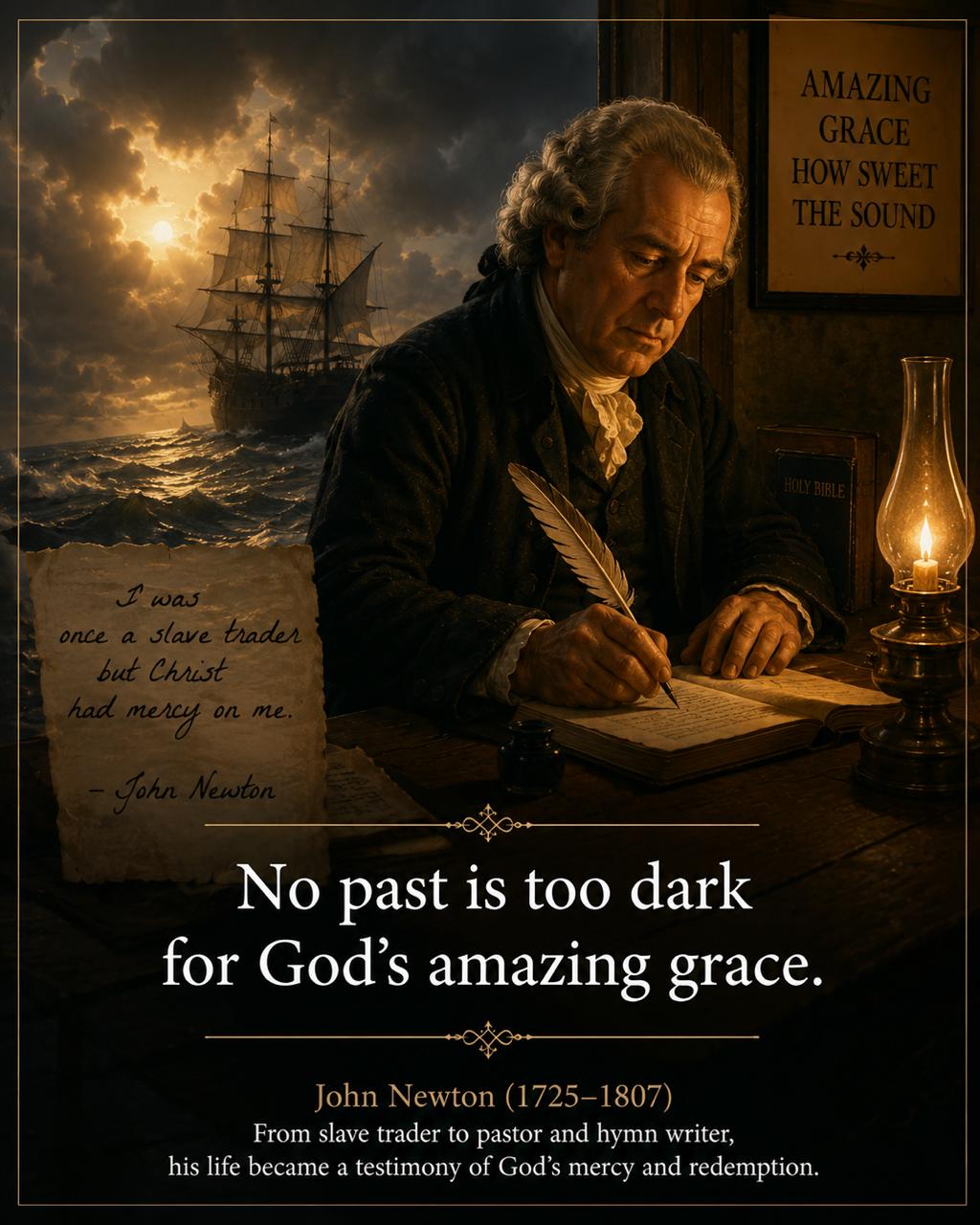 John Newton’s Redemption: From Slave Trader to Grace-Filled&nbsp;Pastor
