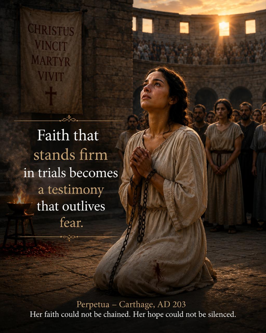 Perpetua’s Unshaken Faith: Courage in Carthage (AD 203)