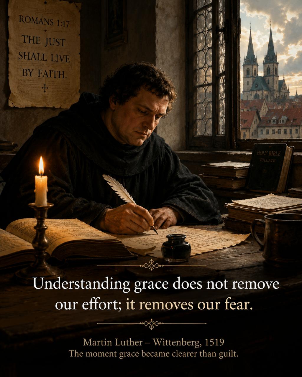 Martin Luther: Burden Lifted by Grace in Wittenberg (1519)