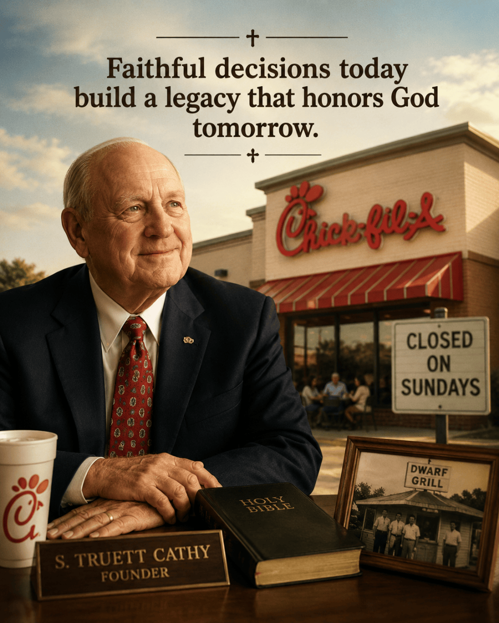 Truett Cathy’s Faithful Leadership at Chick-fil-A