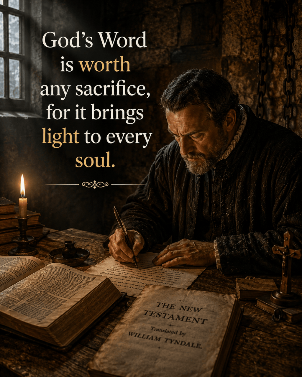 विलियम टिंडेल (William Tyndale): परमेश्वर के वचन से बुद्धिमानी प्राप्त&nbsp;करना