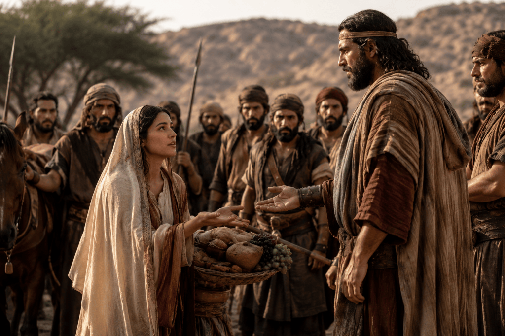 अबीगैल (Abigail): बुद्धि जिसने विनाश को रोक दिया
