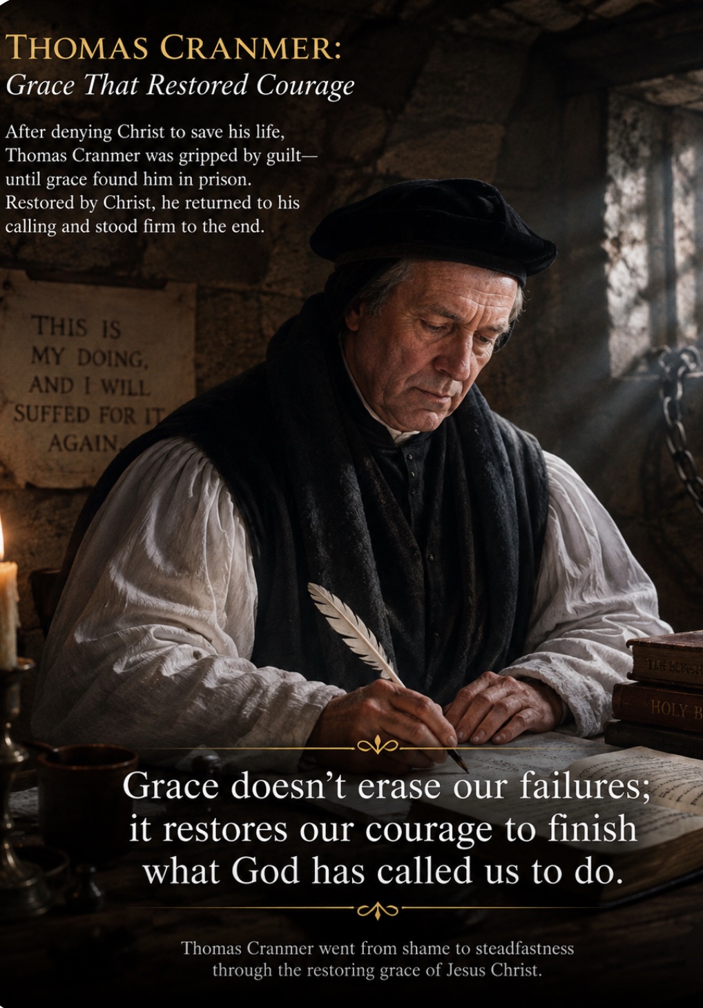 Thomas Cranmer: Grace That Restored Courage